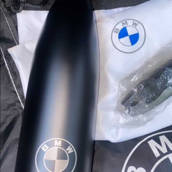 #BMW bundle! 2 water bottles
1 waterproof bag
1 duffle bag 
1 wine/bottle opener - Picture 4 of 4